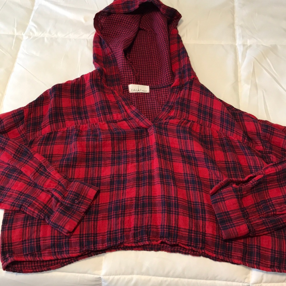 Crop long sleeve shirt